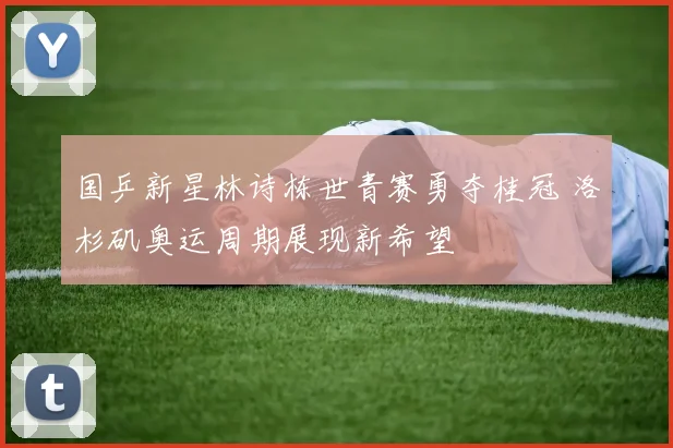 国乒新星林诗栋世青赛勇夺桂冠 洛杉矶奥运周期展现新希望